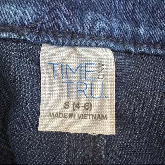 Time and Tru Blue Leggings - Picture 3 of 7